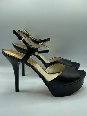 Michael Kors black 4” platform heels prom party